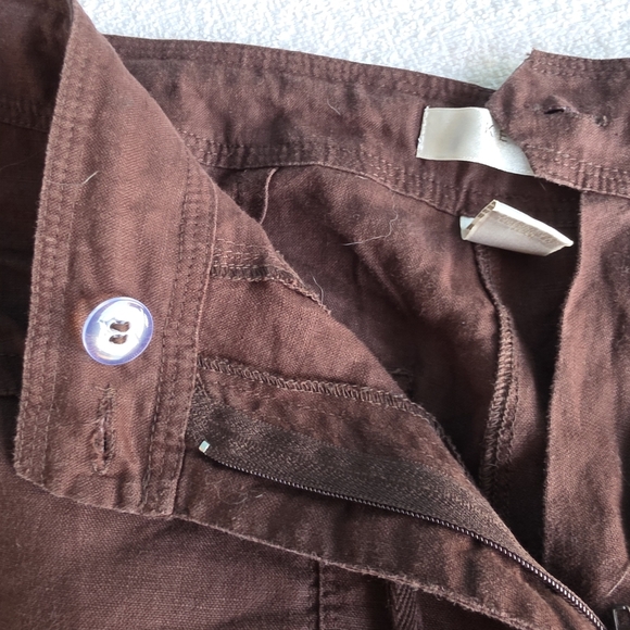 Kenar Brown Cargo Pants Relaxed Fit Size 8 - Picture 13 of 13